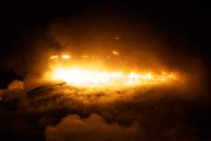 Dobbins is burning!