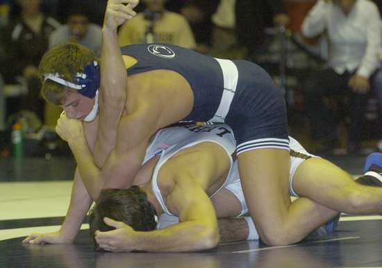 Freshman David Taylor went 2-0 on the weekend with a pin and technical fall