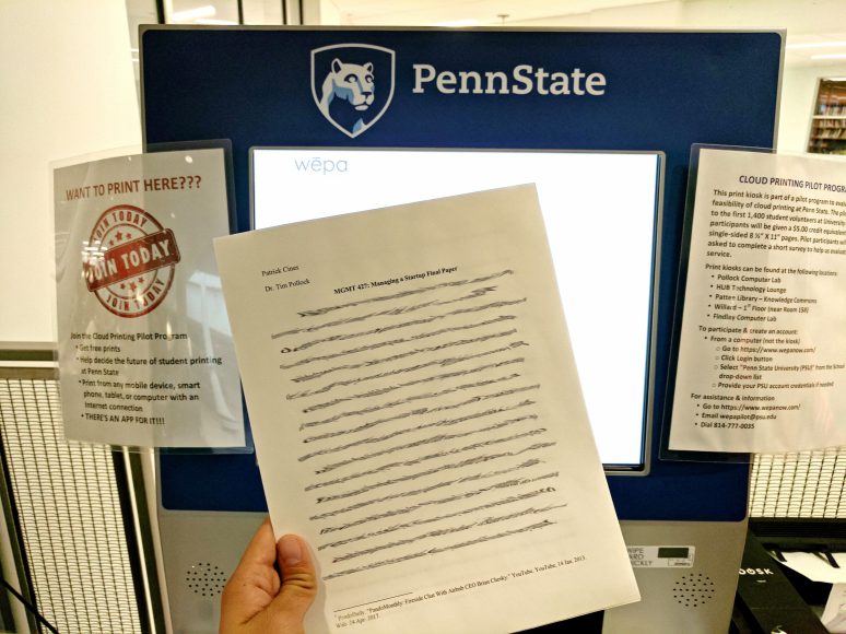Wepa Prointer It's Time For The Future of Printing To Be Rolled Out Across Campus ...