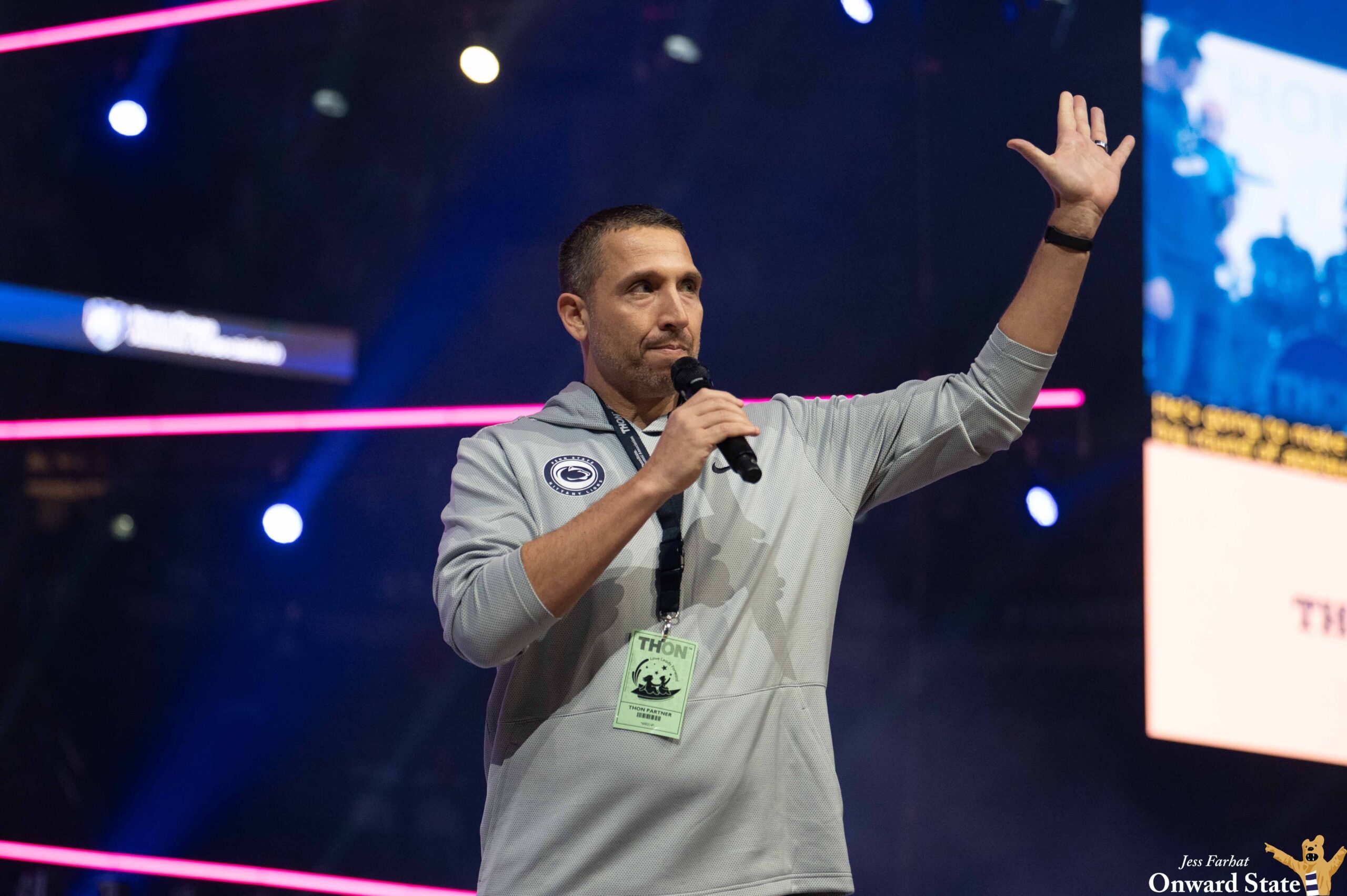 Trace McSorley & Matt Campbell Get THON 2026 Crowd Ready For Pep Rally