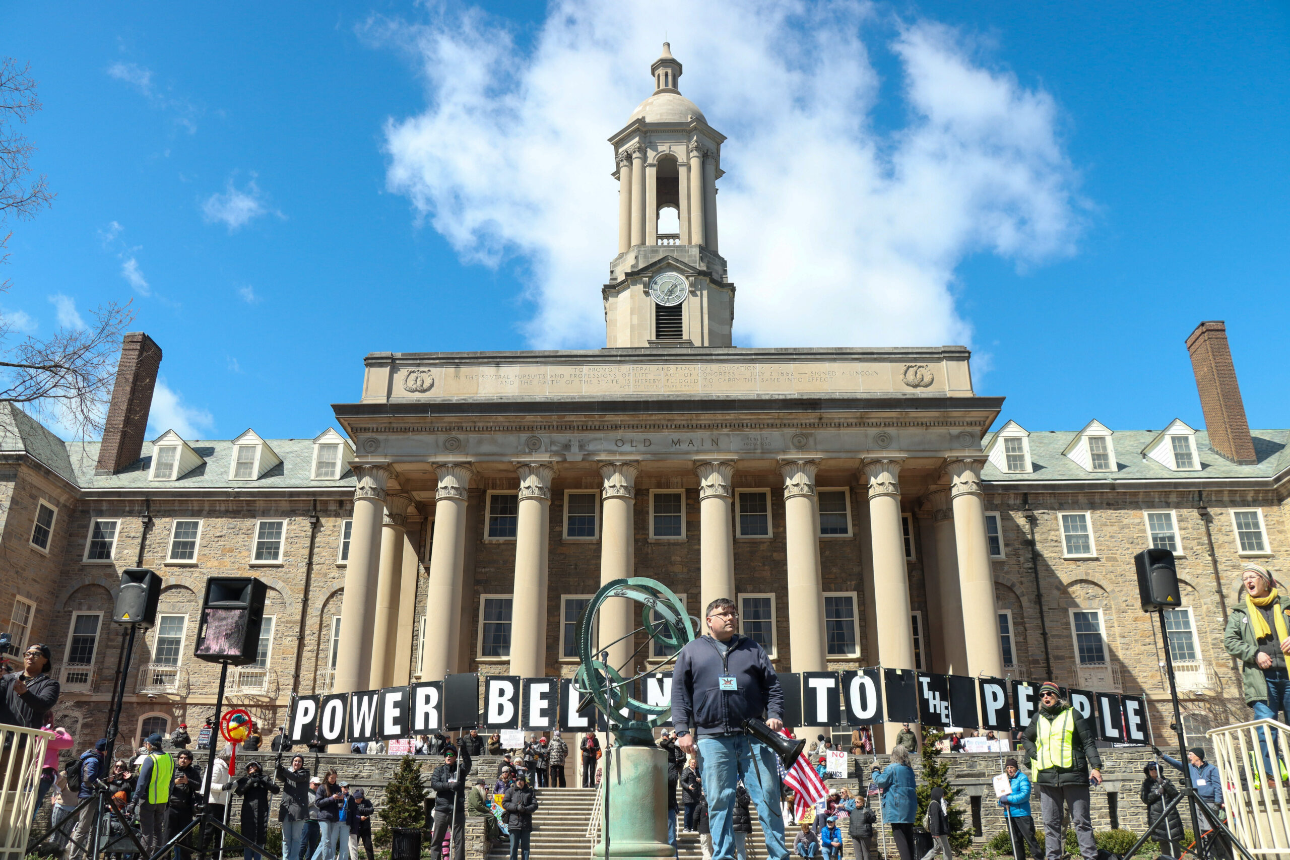 ‘No Kings’ Day Of Action Draws Thousands To Old Main