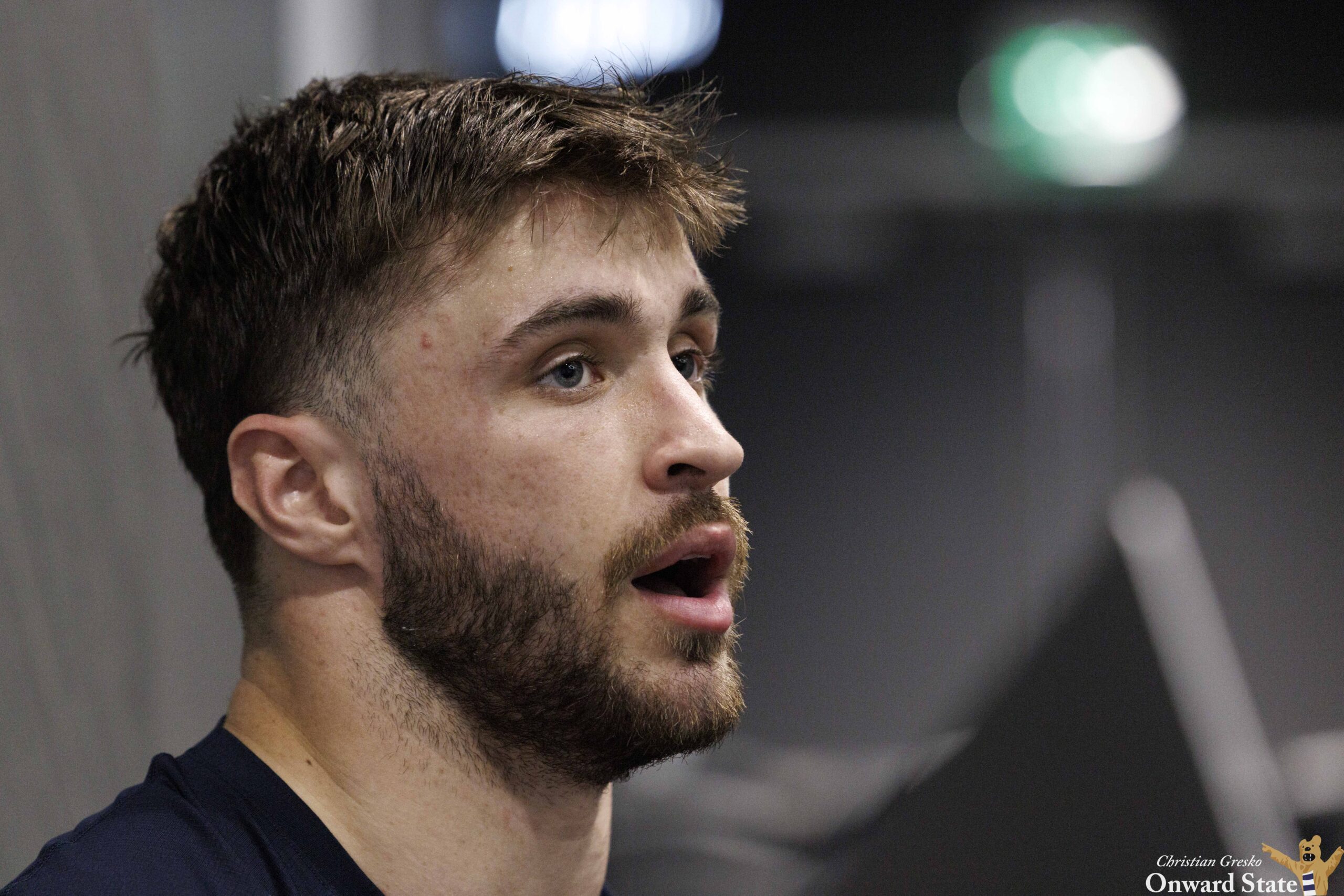 Caleb Bacon Transitions from Linebacker to Defensive End at Penn State