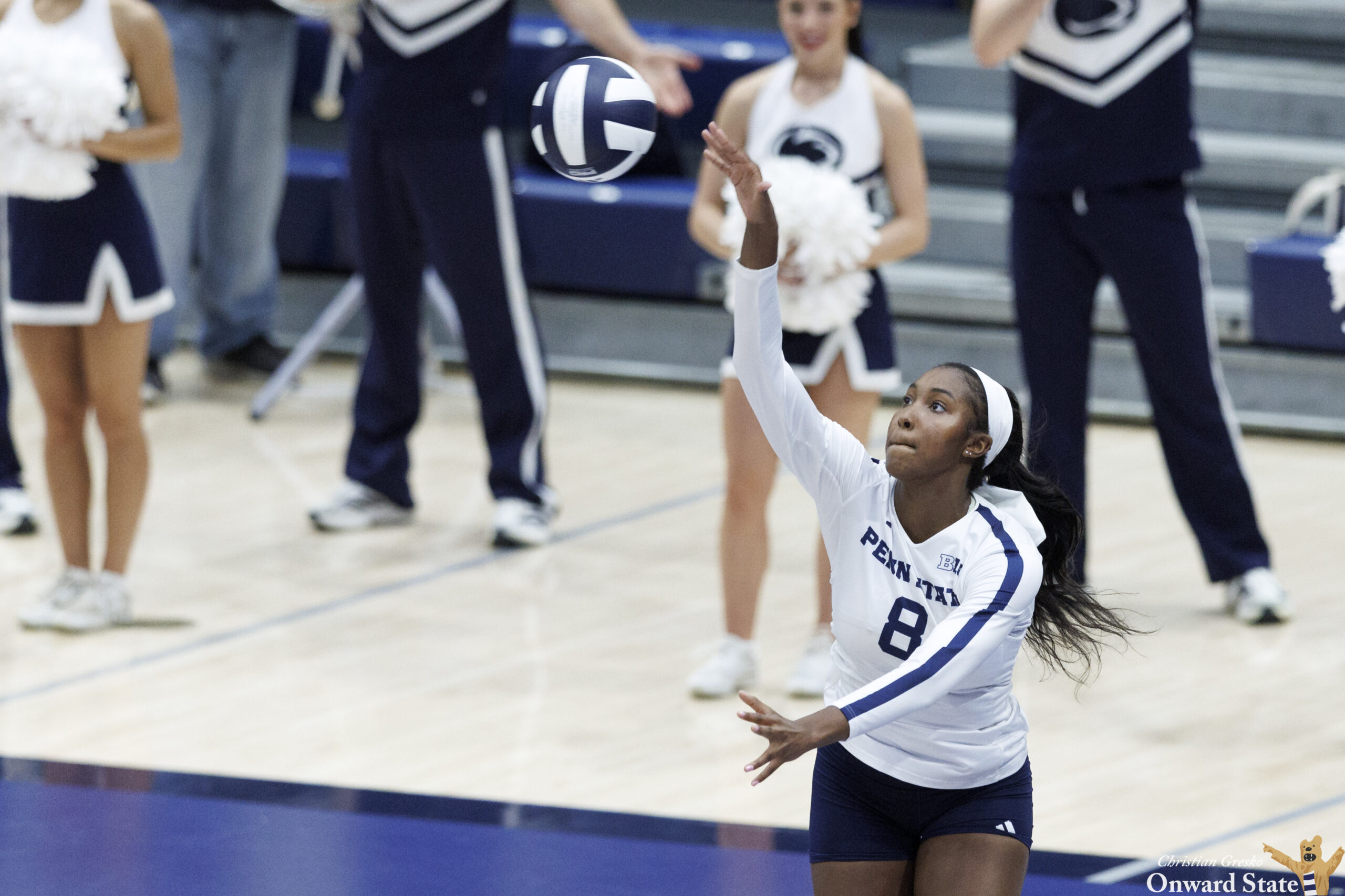 Penn State Women's Volleyball Defeats Villanova 3-1