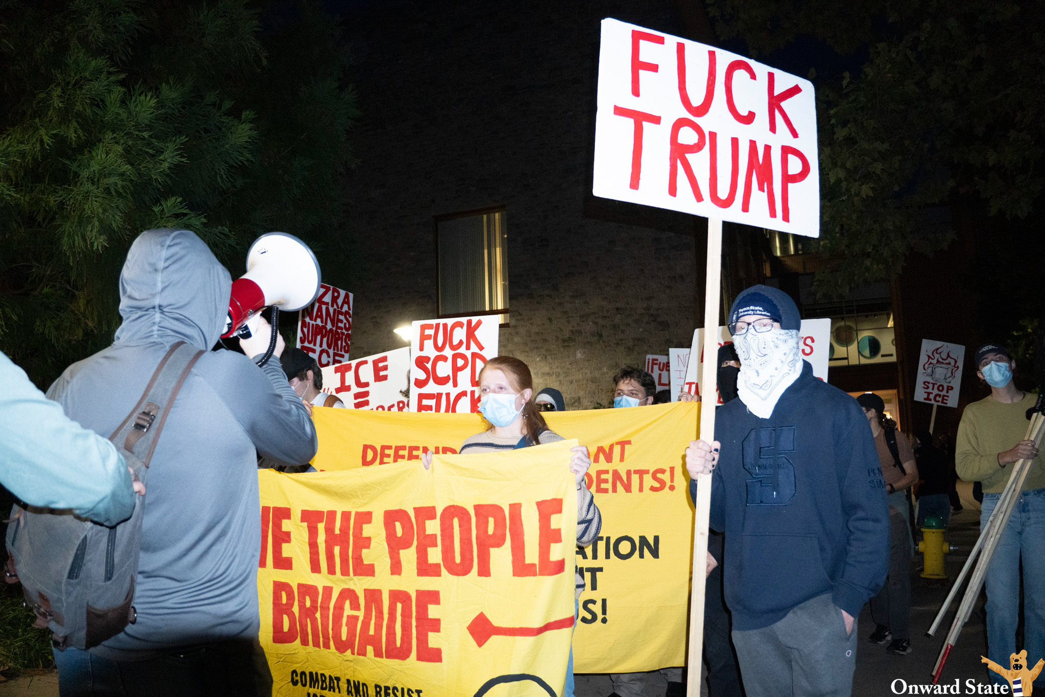 Protest Against ICE Held at Penn State