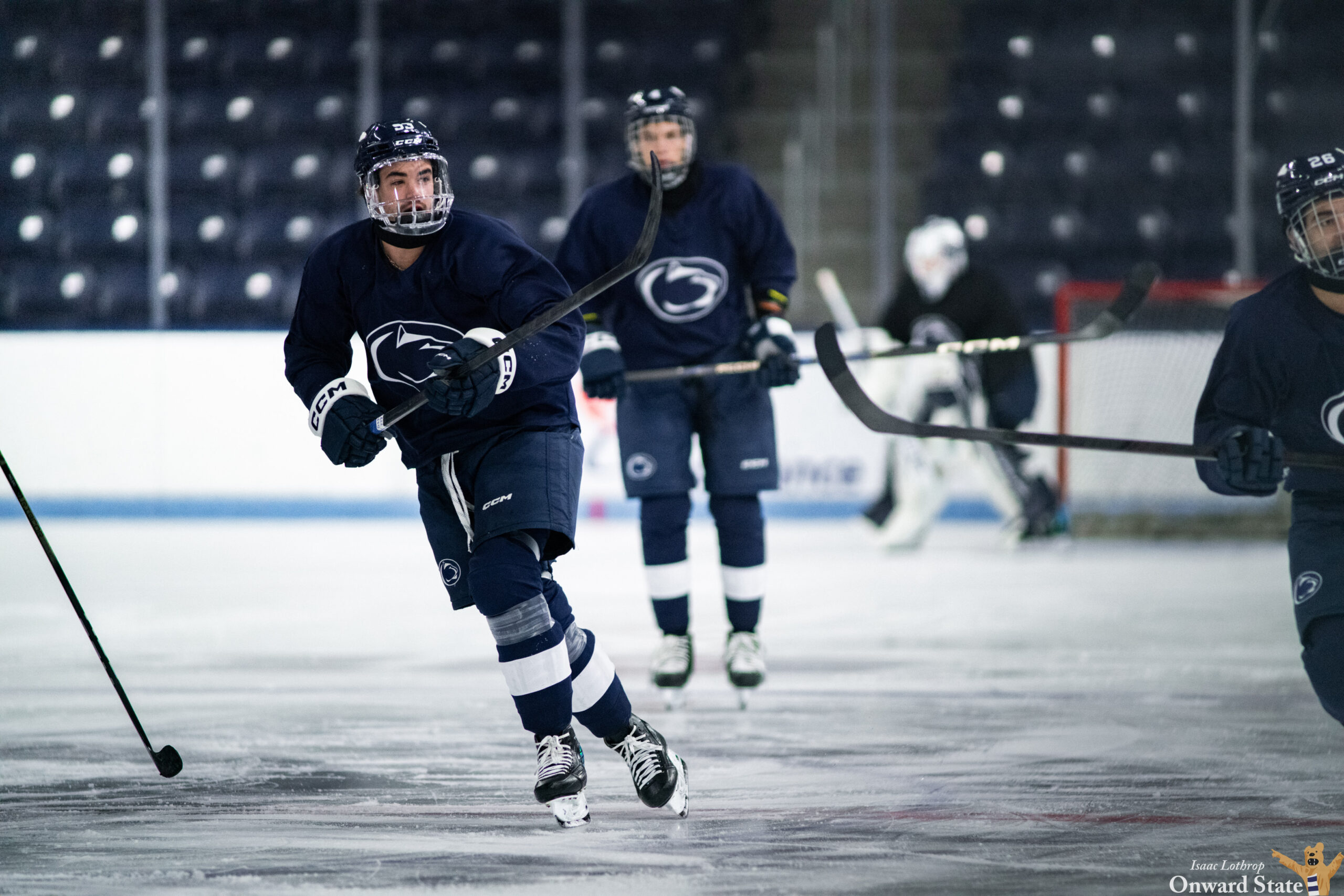 Penn State Men's Hockey Holds Open Practice Ahead of Season Opener