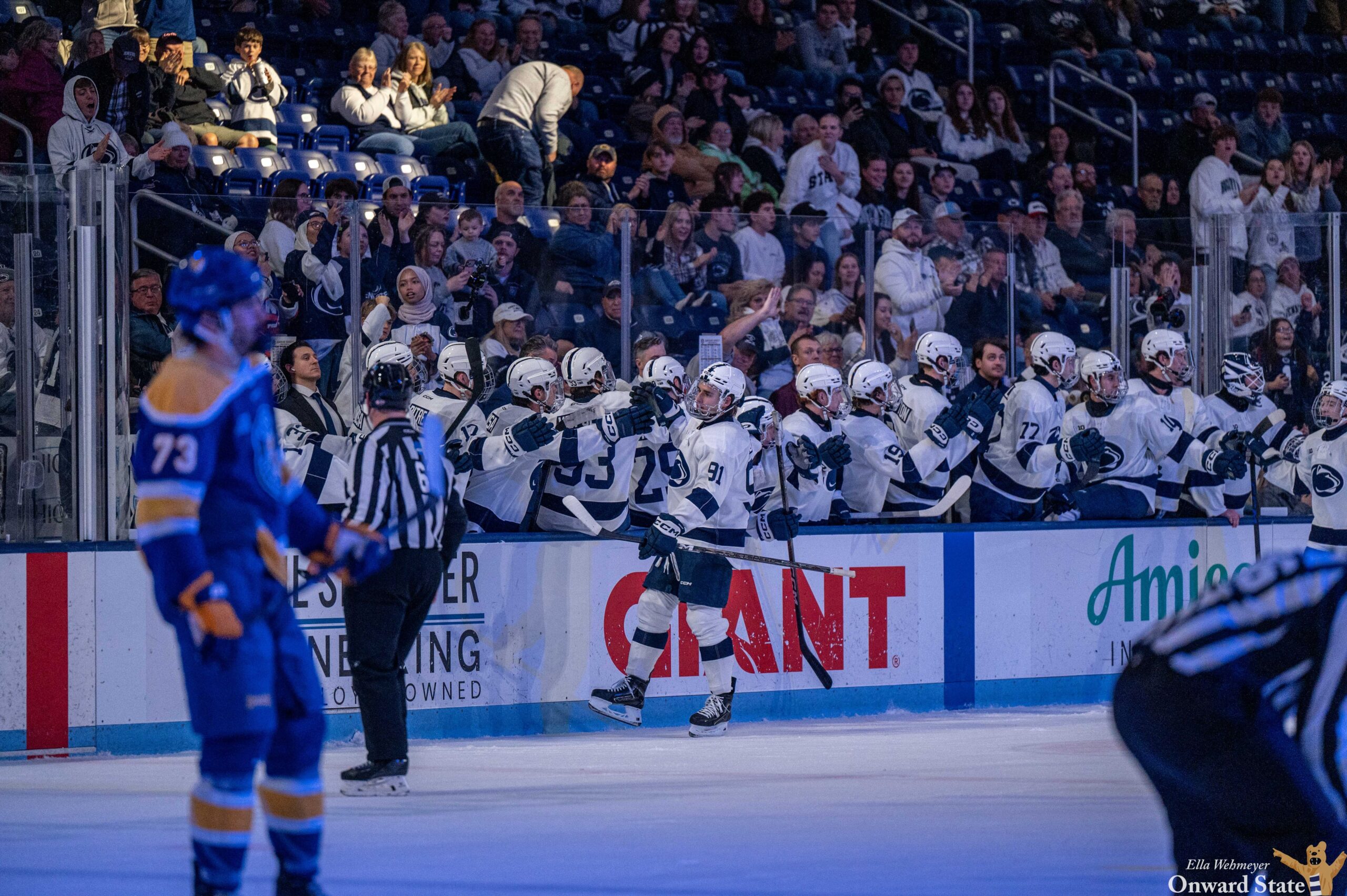 Andrew Kuzma Scores First Goal for Penn State After Heart Surgery